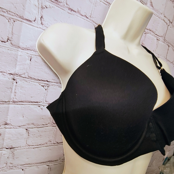 Soma Embraceable Racerback Lacey Back Black 36 DD Bra Underwire - Picture 4 of 8